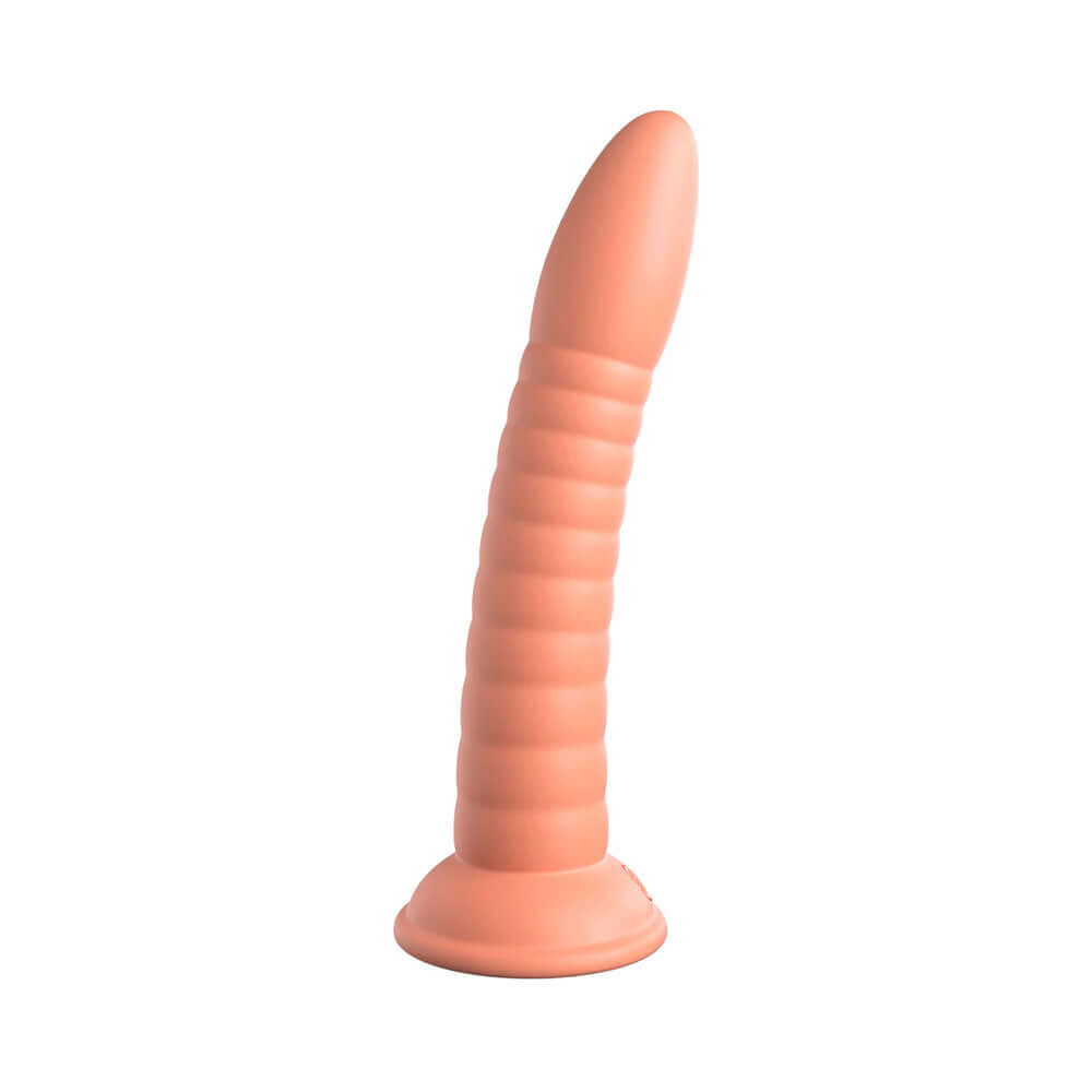 Dillio Platinum Collection Wild Thing 7 inches Silicone Dildo Peach