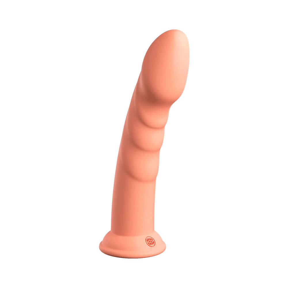 Dillio Platinum Collection Super Eight 8 inches Silicone Dildo Peach