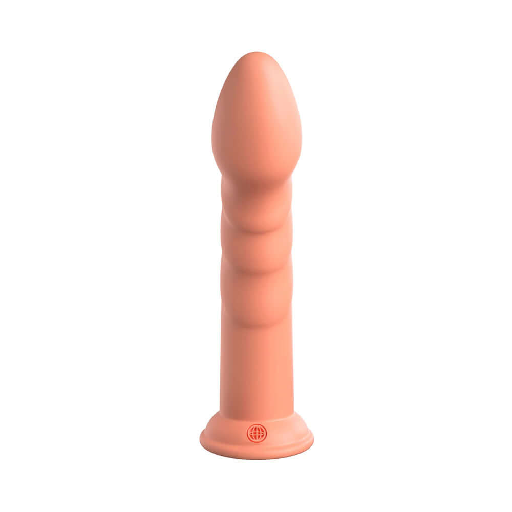 Dillio Platinum Collection Super Eight 8 inches Silicone Dildo Peach