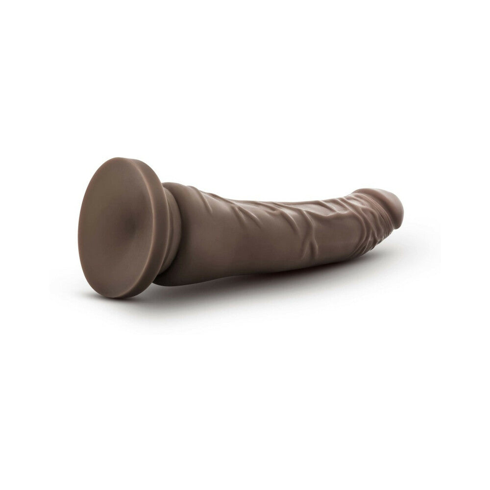 Dr. Skin Plus Realistic 9 inches Triple Density Posable Dildo Brown