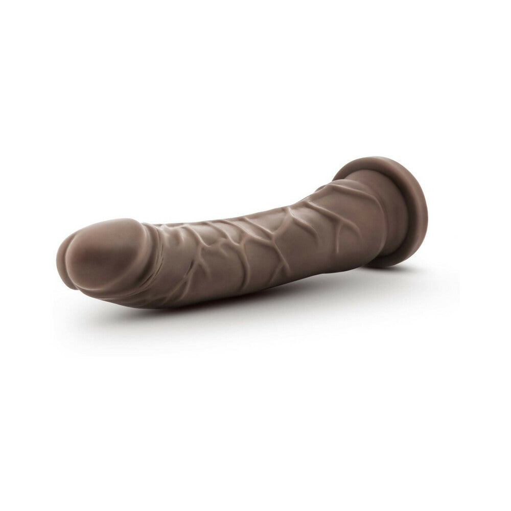 Dr. Skin Plus Realistic 9 inches Triple Density Posable Dildo Brown