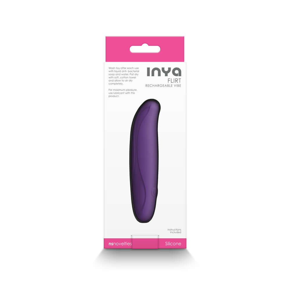 INYA Flirt Rechargeable Vibe Dark Purple