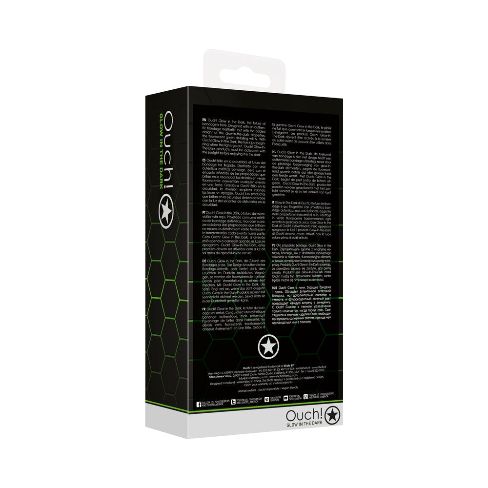 Ouch! Glow in the Dark Full-Body Harness Neon Green S/M