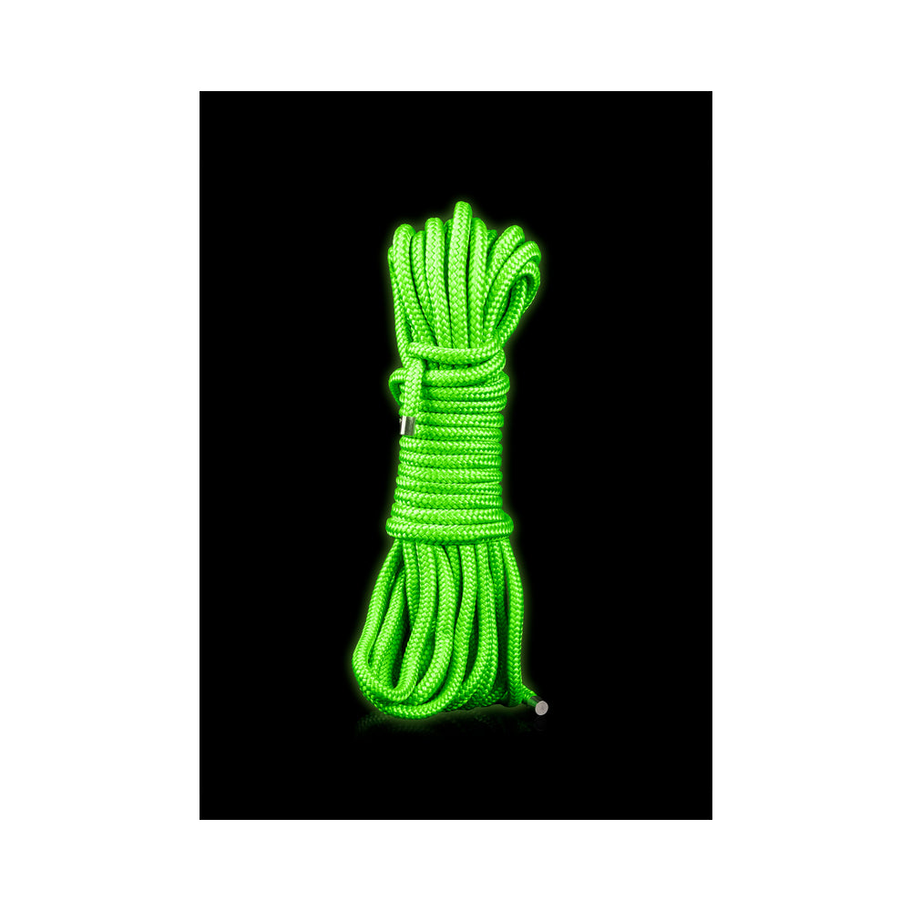 Ouch! Glow in the Dark Rope 10 m / 33 ' Neon Green