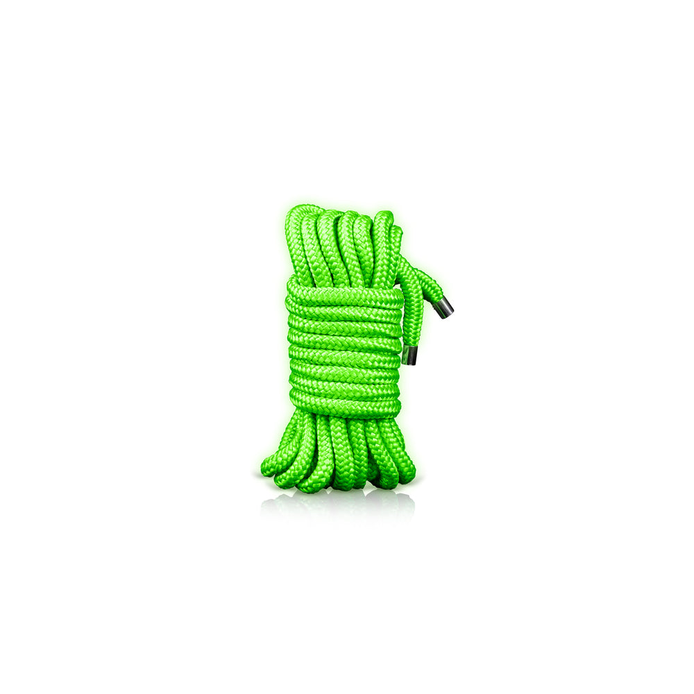 Ouch! Glow in the Dark Rope 5 m / 16 ' Neon Green