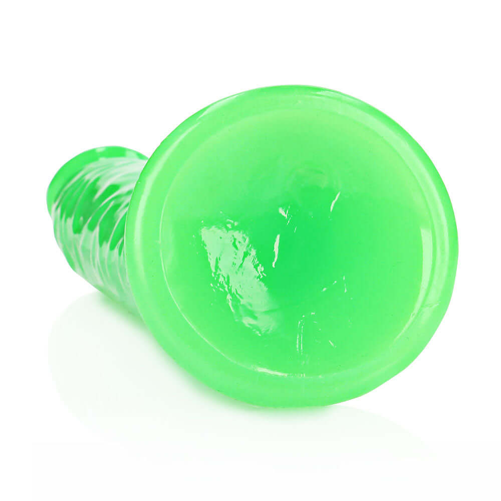 RealRock Glow in the Dark Slim 11 inches Dildo Neon Green