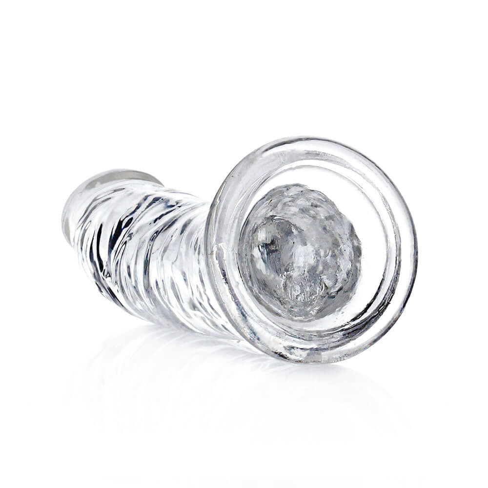 RealRock Crystal Clear Slim 6 inches Dildo Clear