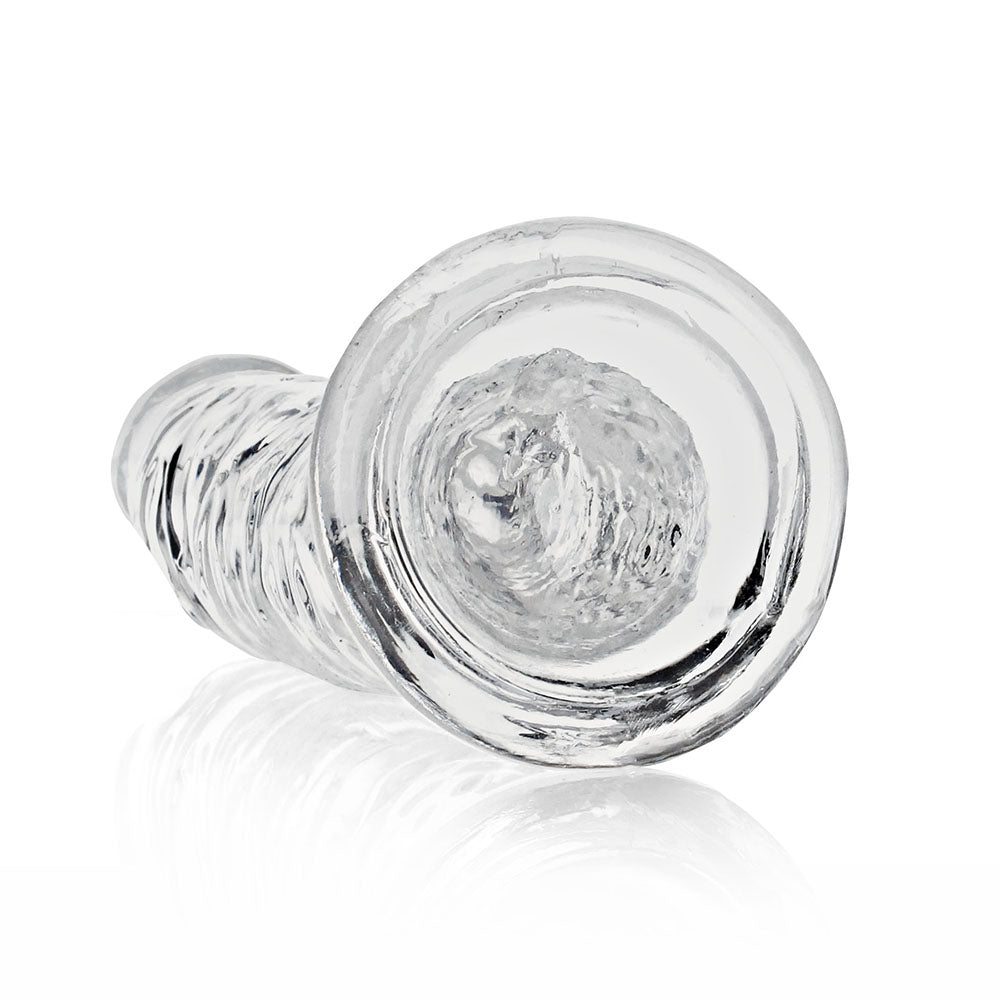 RealRock Crystal Clear Slim 8 inches Dildo Clear