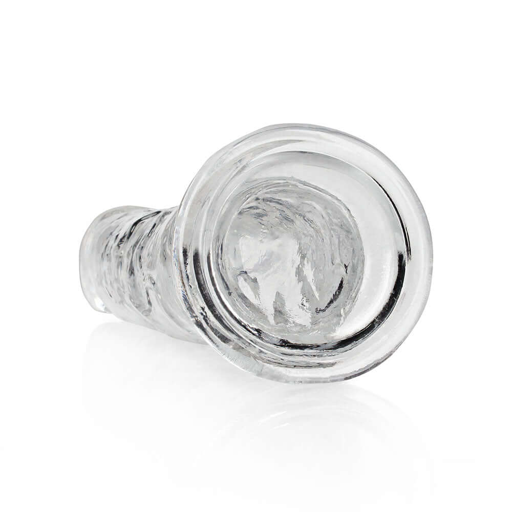 RealRock Crystal Clear Straight 10 inches Dildo Without Balls Clear