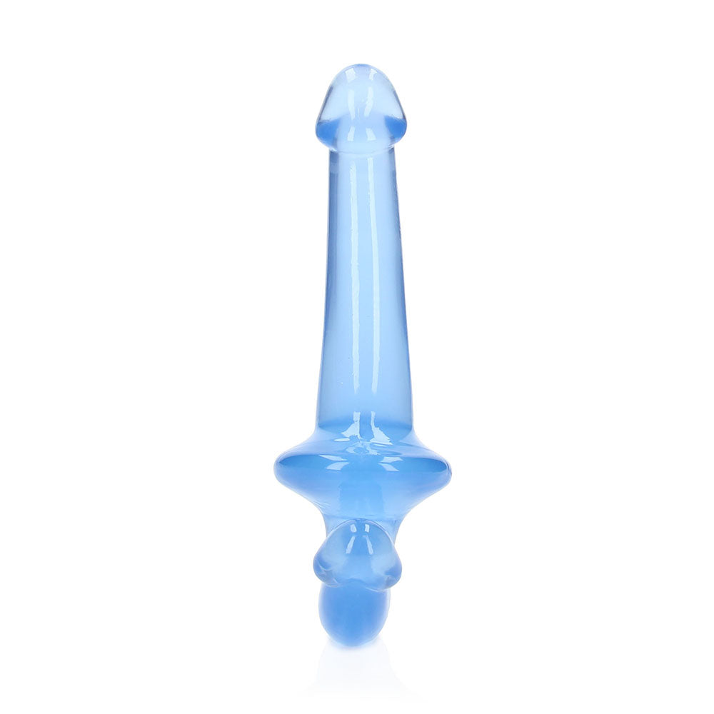 RealRock Crystal Clear 6 inches Strapless Strap-On Dildo Blue