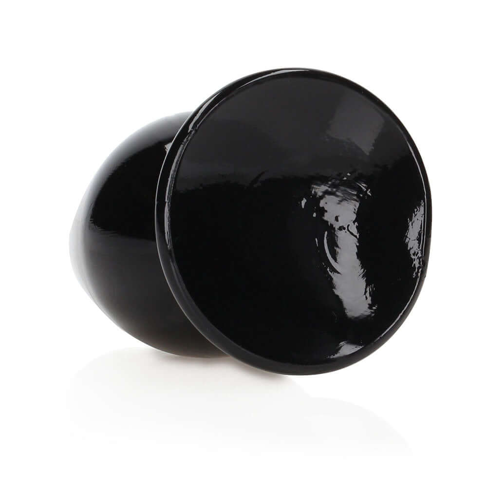 RealRock Crystal Clear 4.5 inches Anal Plug Black
