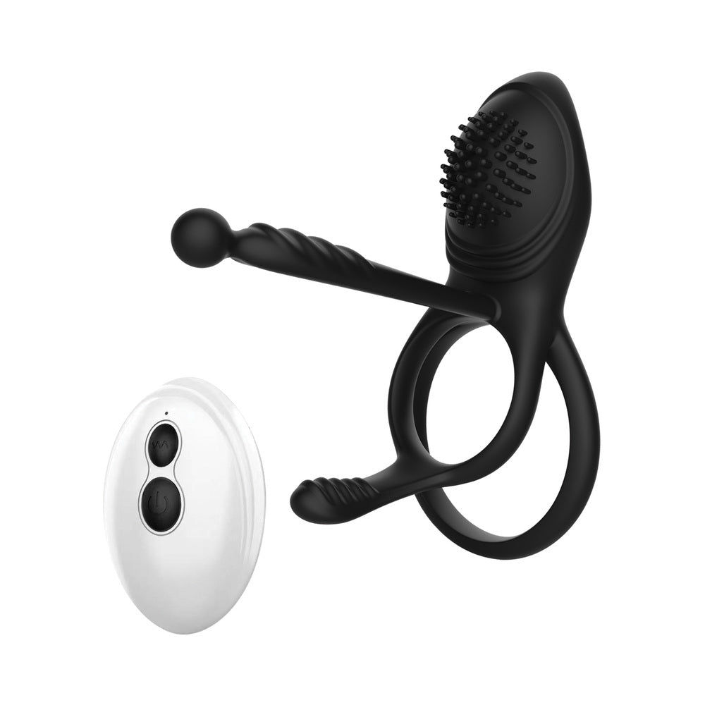 Decadence Octopussy Cock Ring/Clit/Anal Stimulator With Tentacles Remote Control