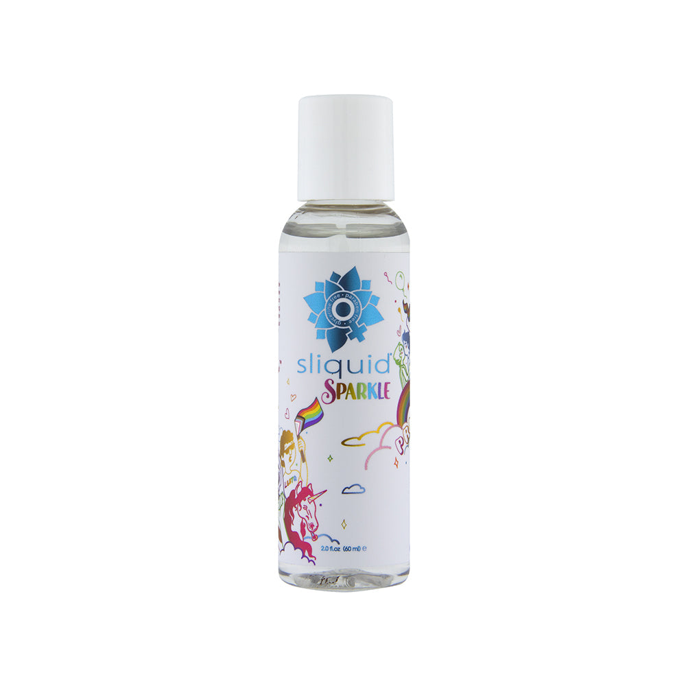 Sliquid Naturals Sparkle Pride Water-Based Lubricant 2 oz