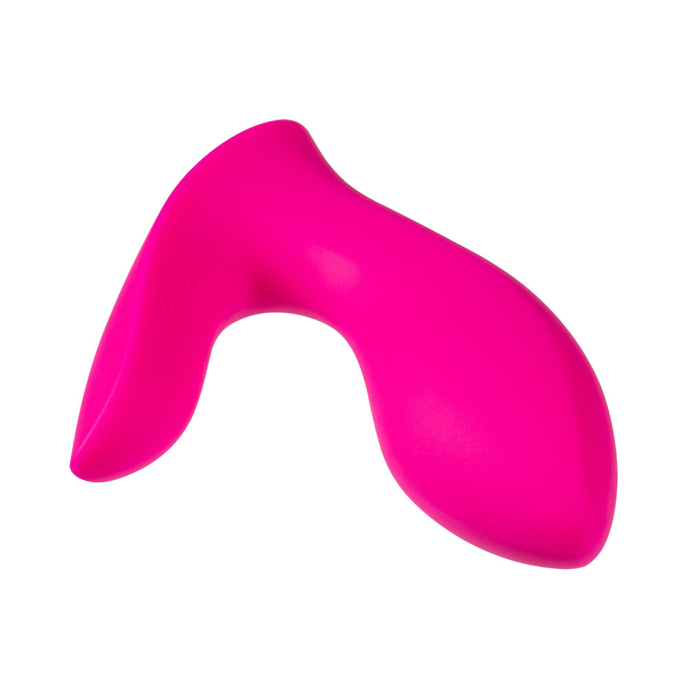 Lovense Flexer Rechargeable Silicone App-Controlled Panty Vibrator - Pink