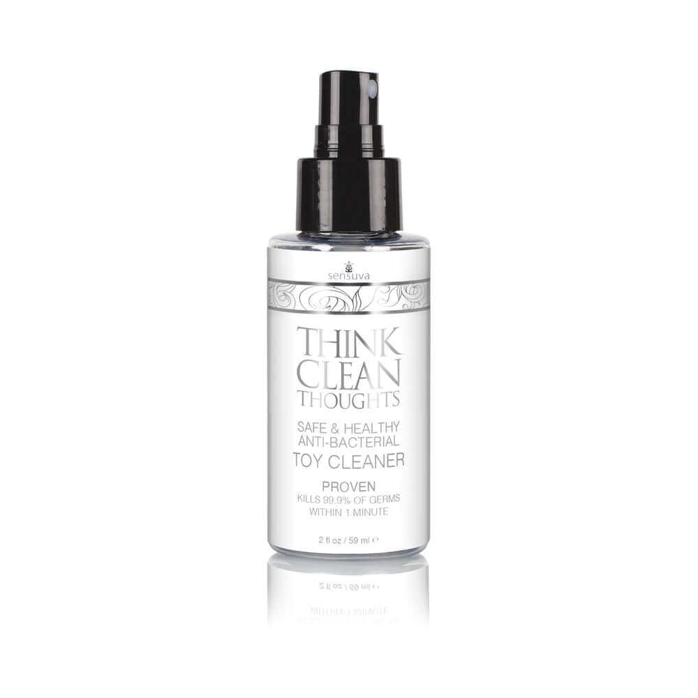 Sensuva Think Clean Thoughts Anti-Bacterial Toy Cleaner 2 oz.