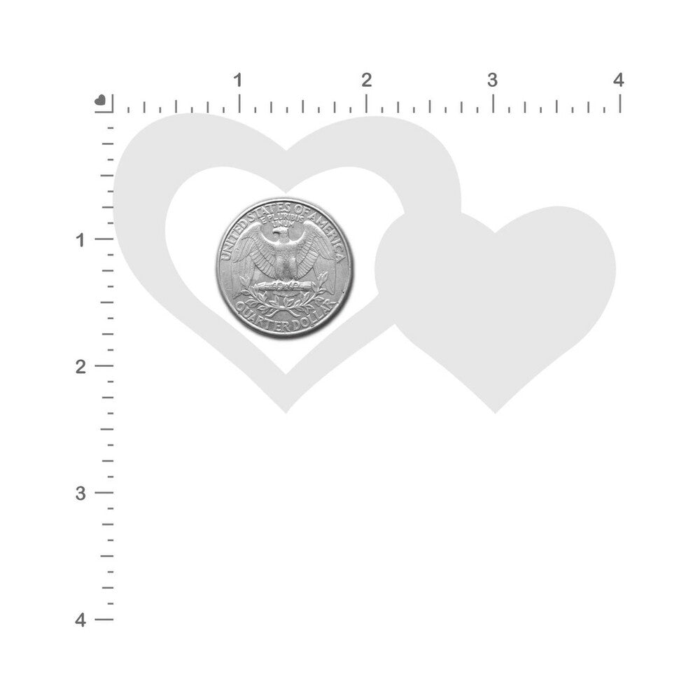 Pastease Peek-a-Boob: Red Glitter Heart Frame & Center Nipple Pasties