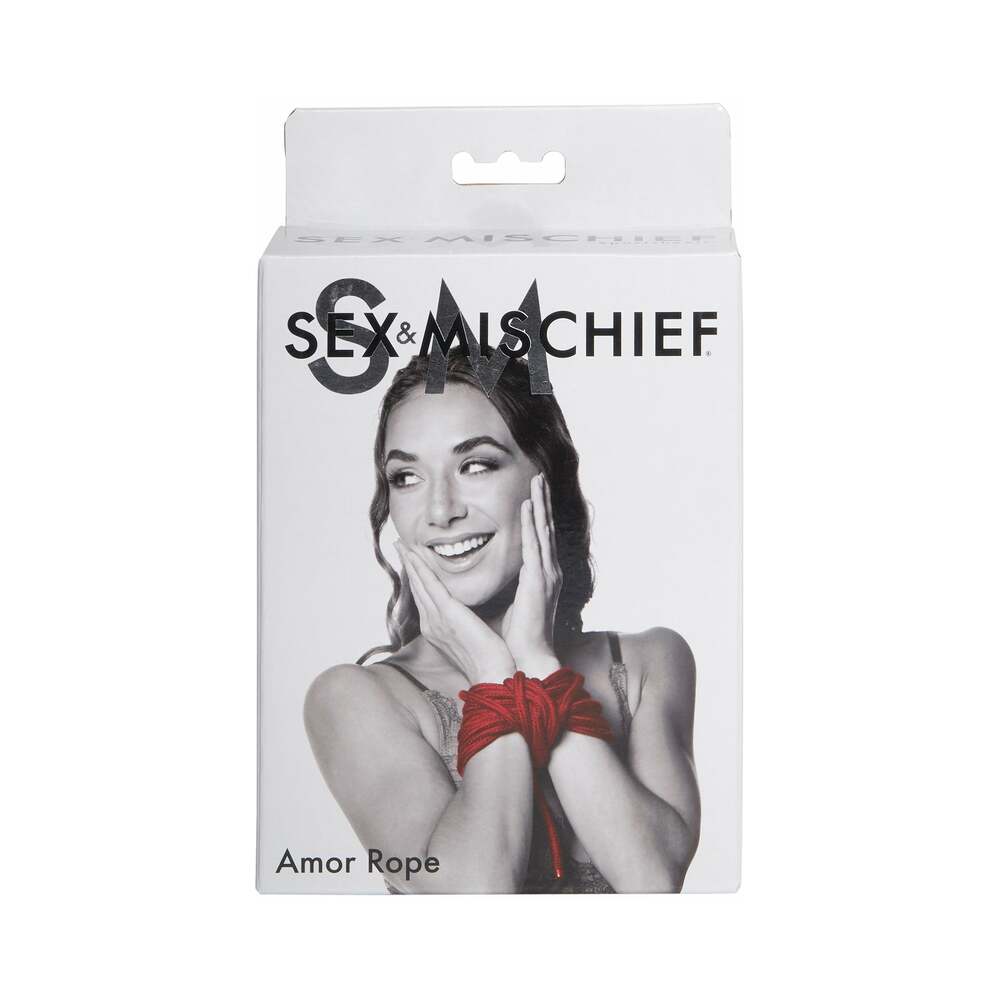Sportsheets Sex & Mischief Amor Rope 2-Piece 15 ' (30 ' Total) Red