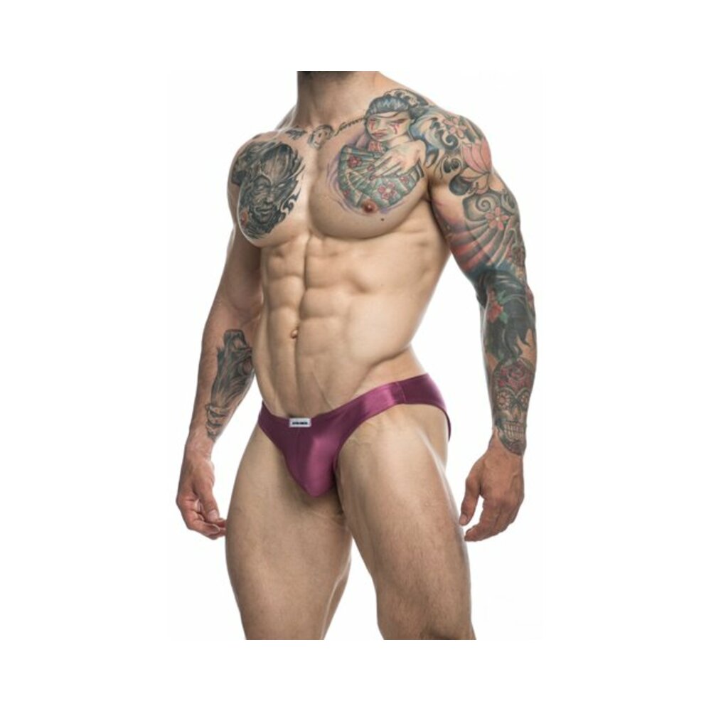 MaleBasics JUSTIN + SIMON Classic Bikini Wine S