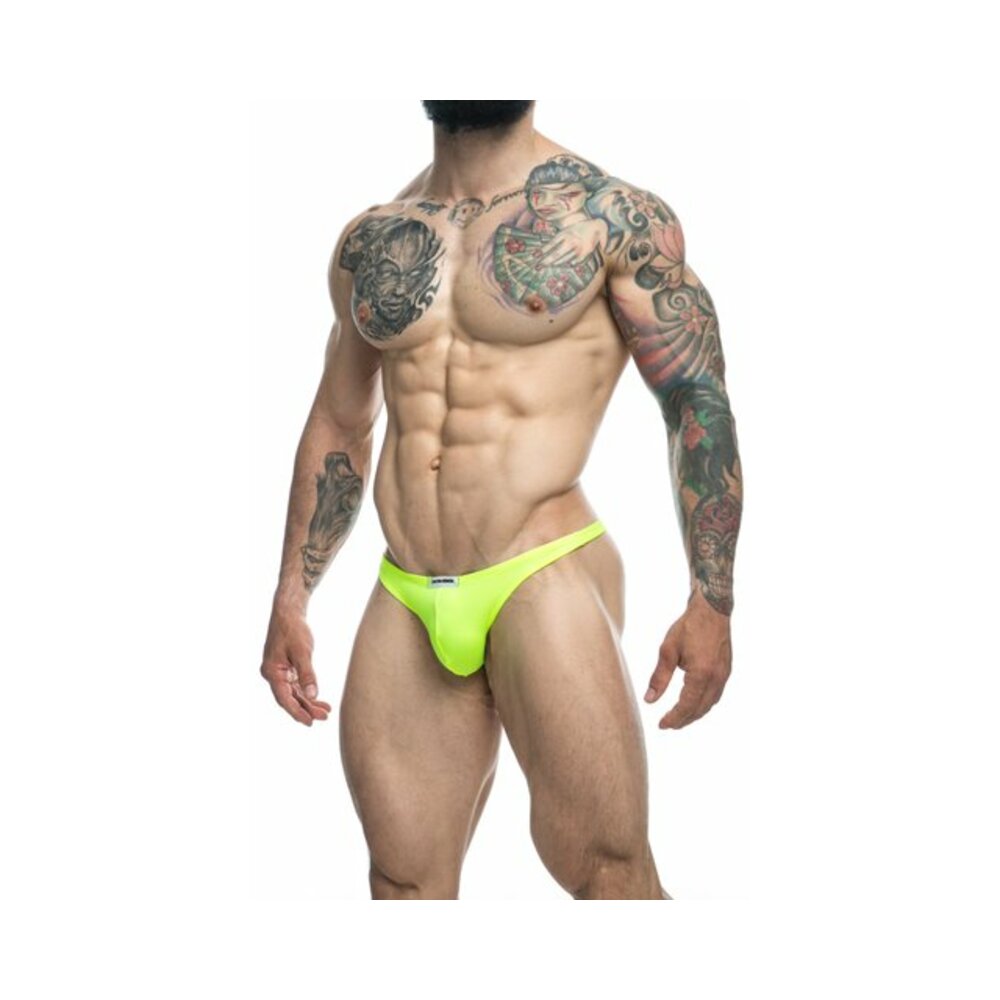 Male Basics JUSTIN + SIMON Classic Tanga Neon Green S