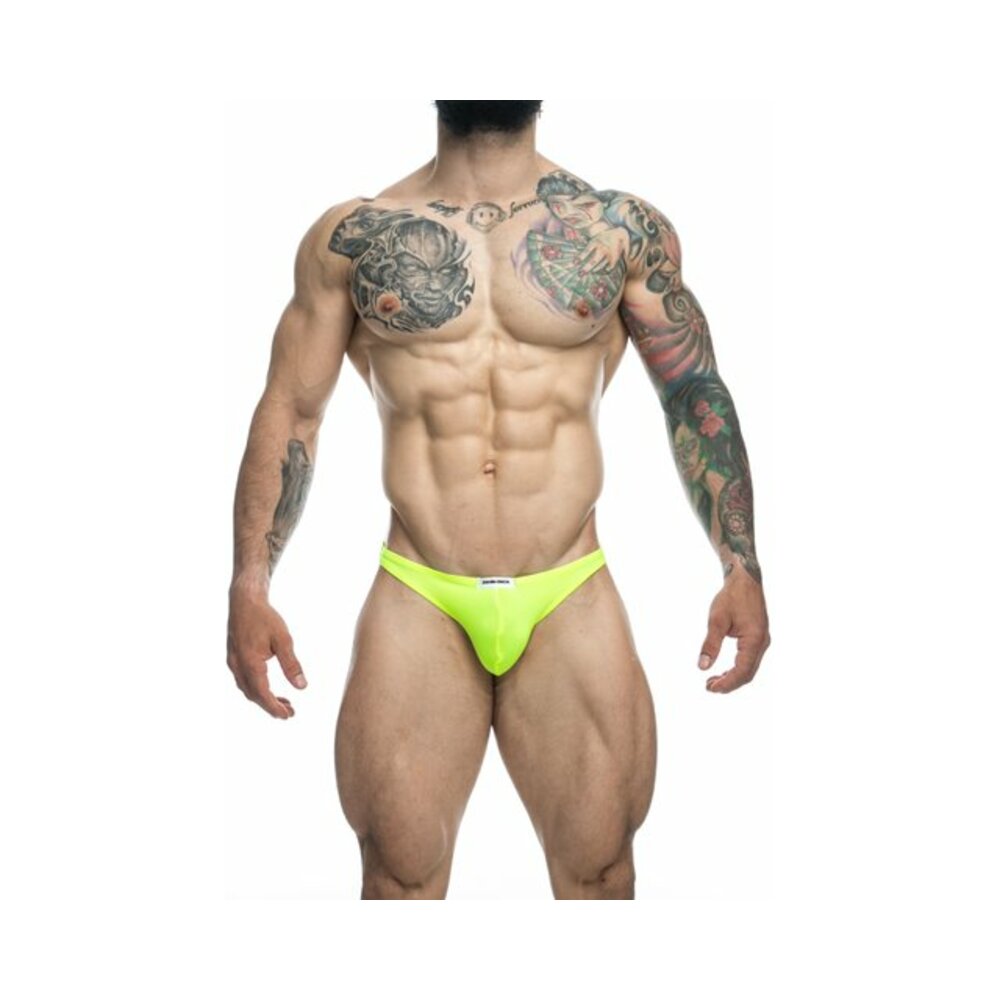 Male Basics JUSTIN + SIMON Classic Tanga Neon Green S