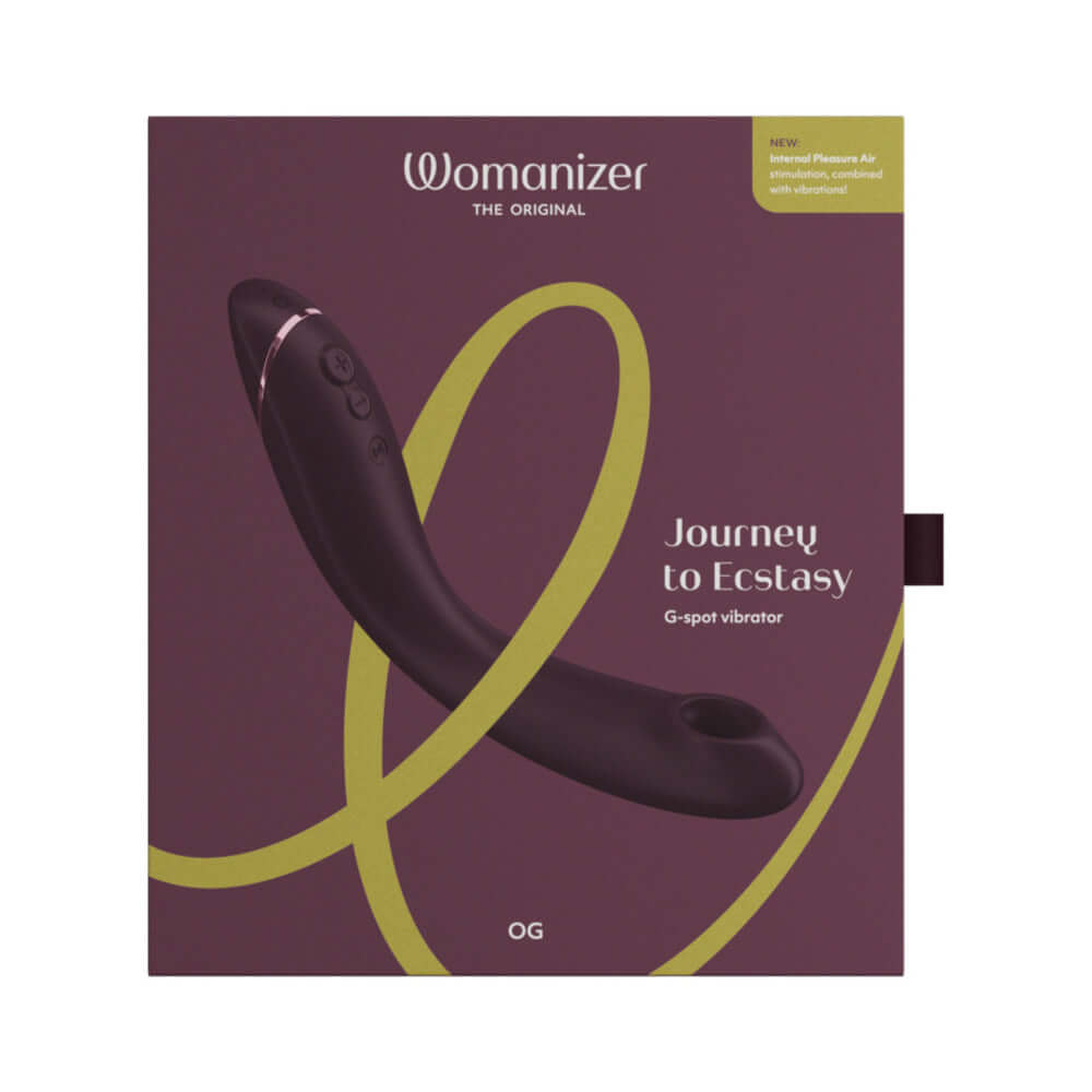 Womanizer OG Rechargeable G-Spot Pleasure Air Stimulator Aubergine