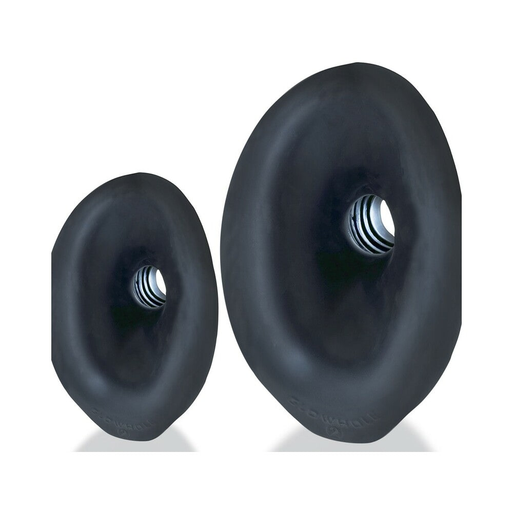 Oxballs Morphhole-2 Gaper Plug Large Black Ice