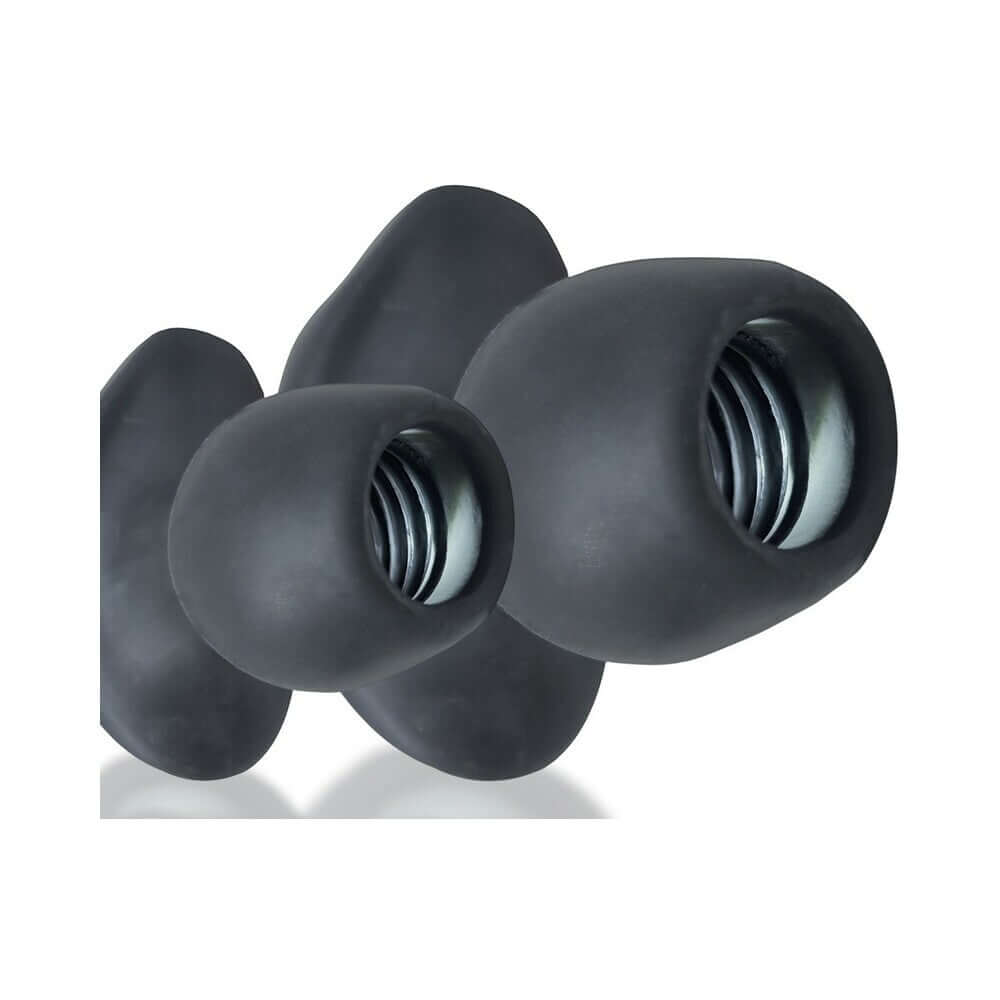 Oxballs Morphhole-2 Gaper Plug Large Black Ice