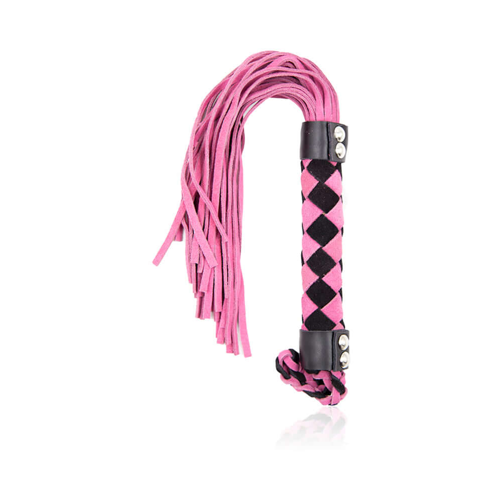 Ple'sur 15.5 inches Leather Flogger Pink