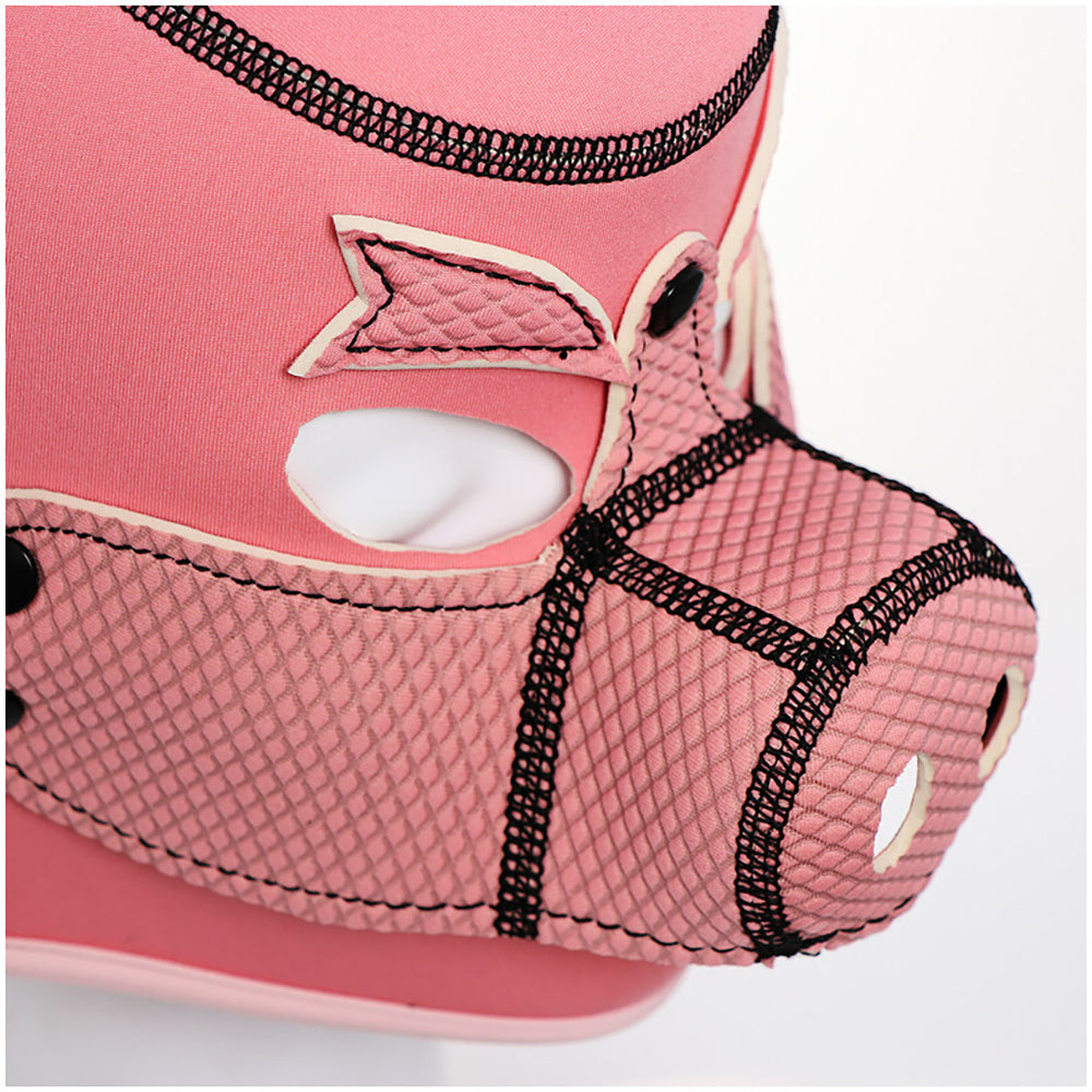 Ple'sur Neoprene Pig Mask Hood Pink Bag Packaging