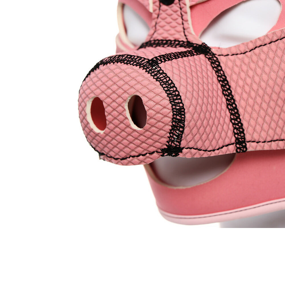Ple'sur Neoprene Pig Mask Hood Pink Bag Packaging