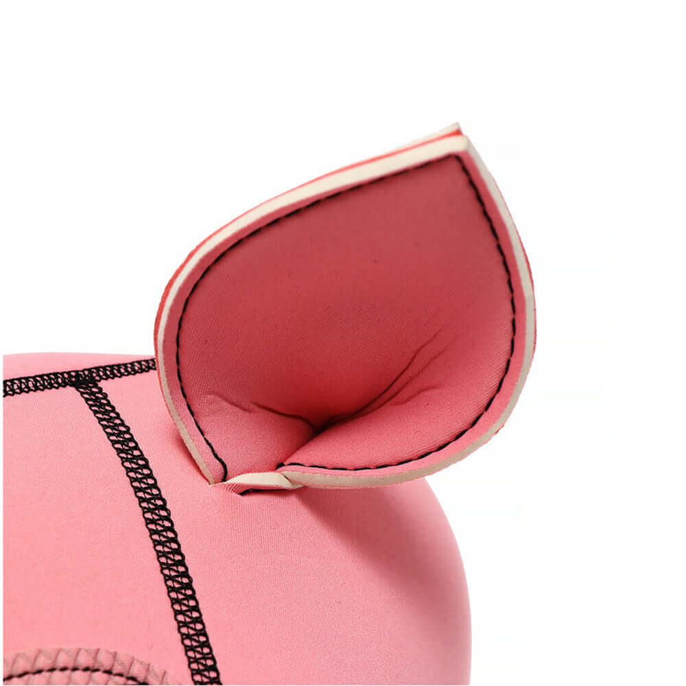 Ple'sur Neoprene Pig Mask Hood Pink Bag Packaging