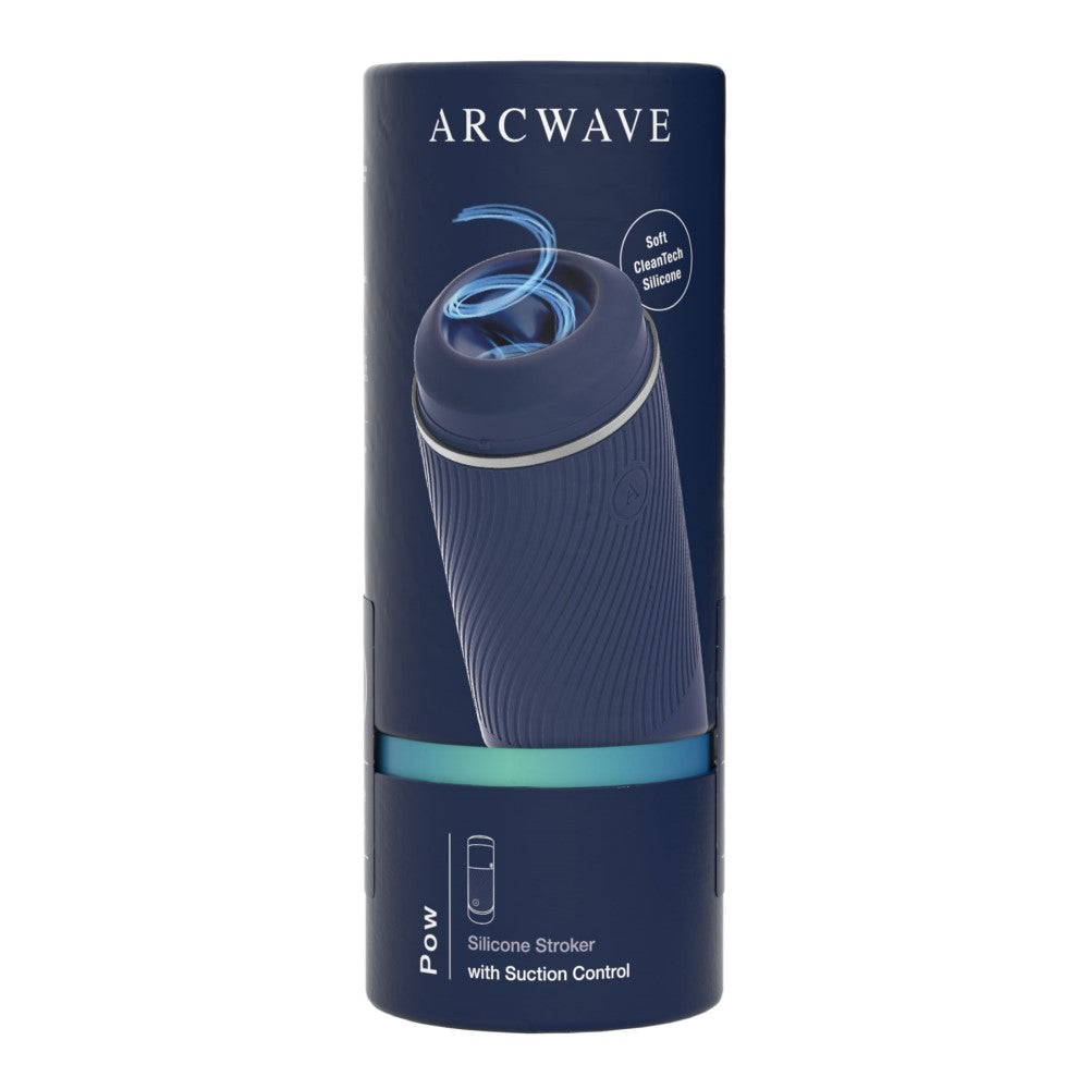 Arcwave Pow Silicone Stroker with Suction Control Blue