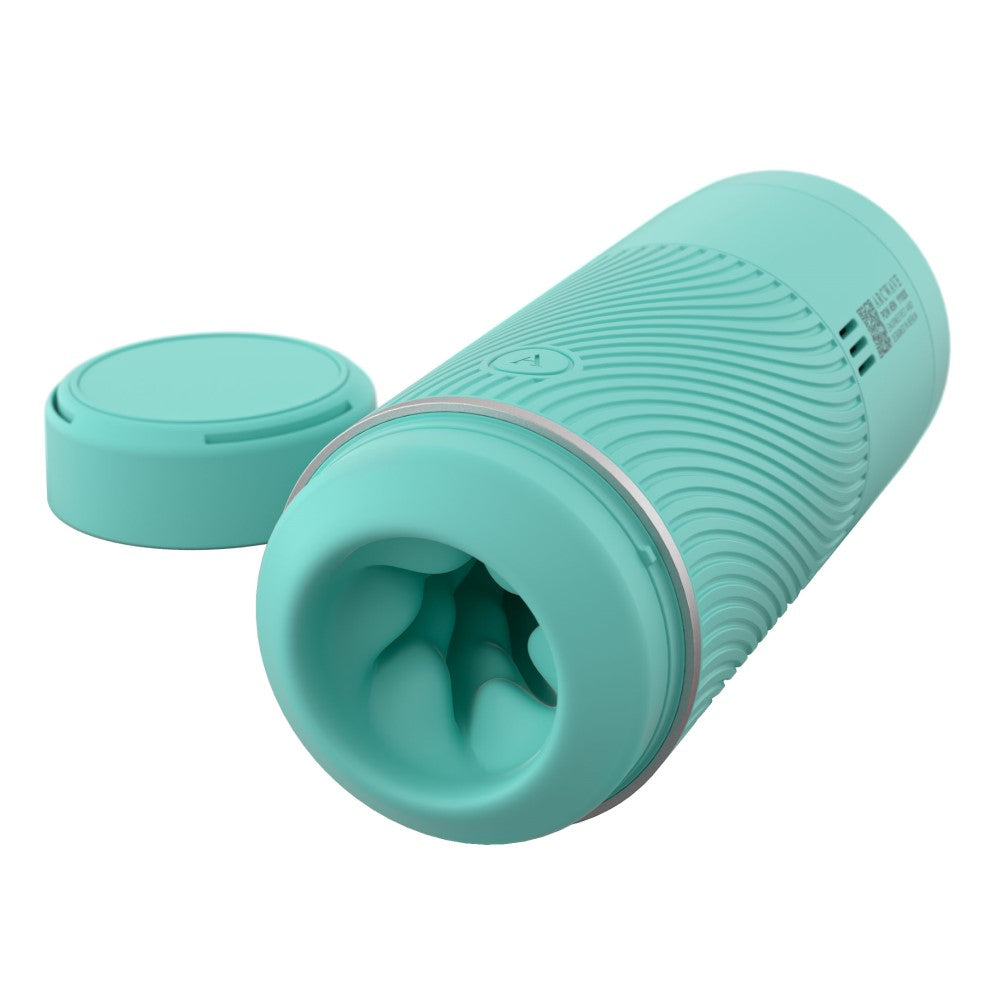 Arcwave Pow Silicone Stroker with Suction Control Mint, featuring a smooth CleanTech Silicone sleeve.