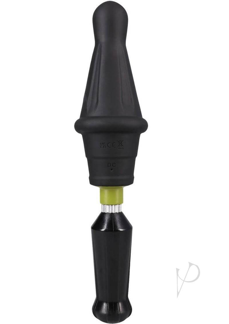 Fort Troff Robo Rammer Rotating Beaded Anal Probe Black with sleek design and powerful features.