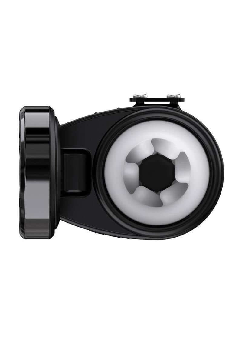 Kaotik Labs The Shotty App Control Rechargeable Stroker side view showcasing the innovative design and interactive features.