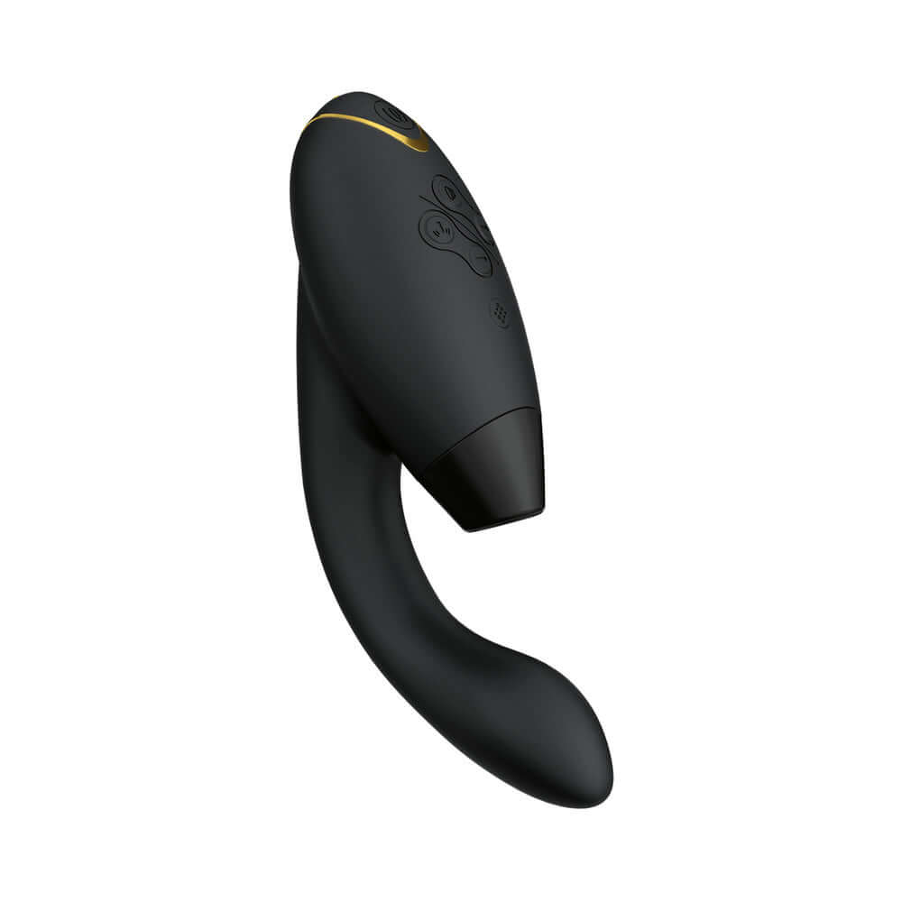 Womanizer Duo 2 Silicone Rechargeable Clitoral and G-Spot Stimulator - Black