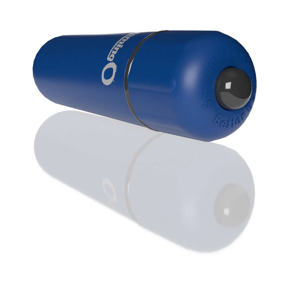 Screaming O 4B Bullet Vibrator Blueberry compact design with powerful vibrations for intense stimulation.