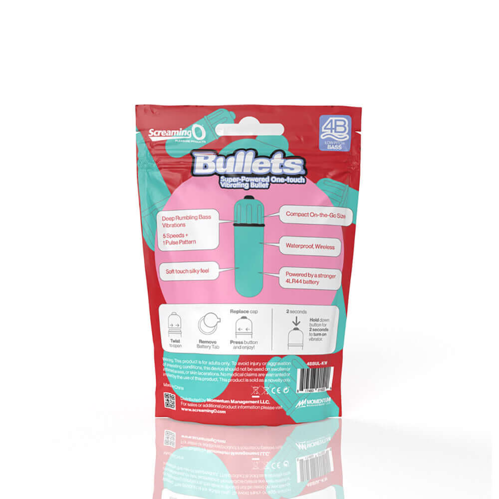 Screaming O 4B Bullet Vibrator Kiwi