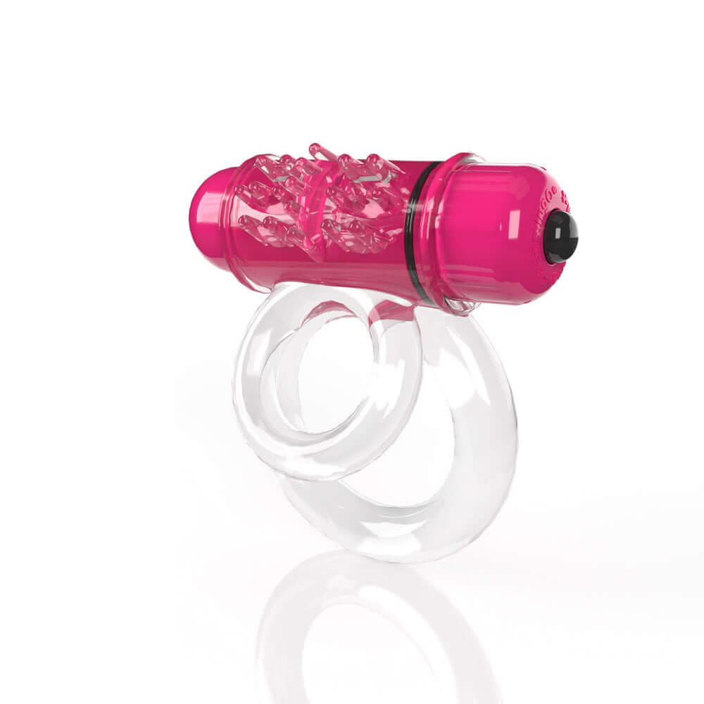 Screaming O 4T DoubleO 6 Vibrating Double Cockring Strawberry