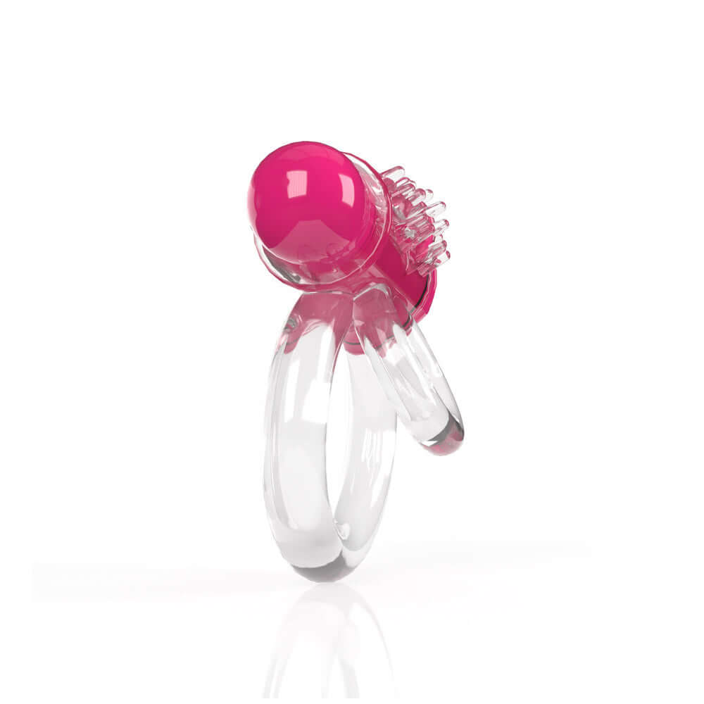 Screaming O 4T DoubleO 6 Vibrating Double Cockring Strawberry
