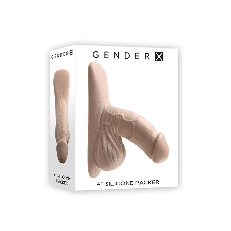 Gender X 4 inches Silicone Packer Light