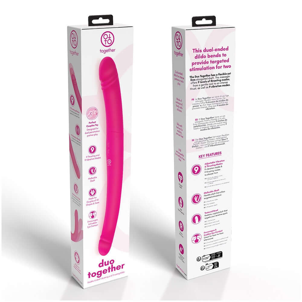 Together Duo Pink Vibrating Dildo