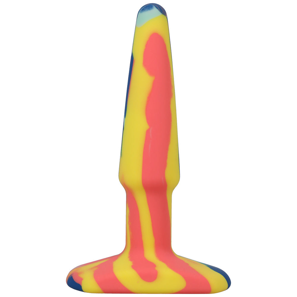 A-Play Groovy 4 inches Silicone Anal Plug Sunrise