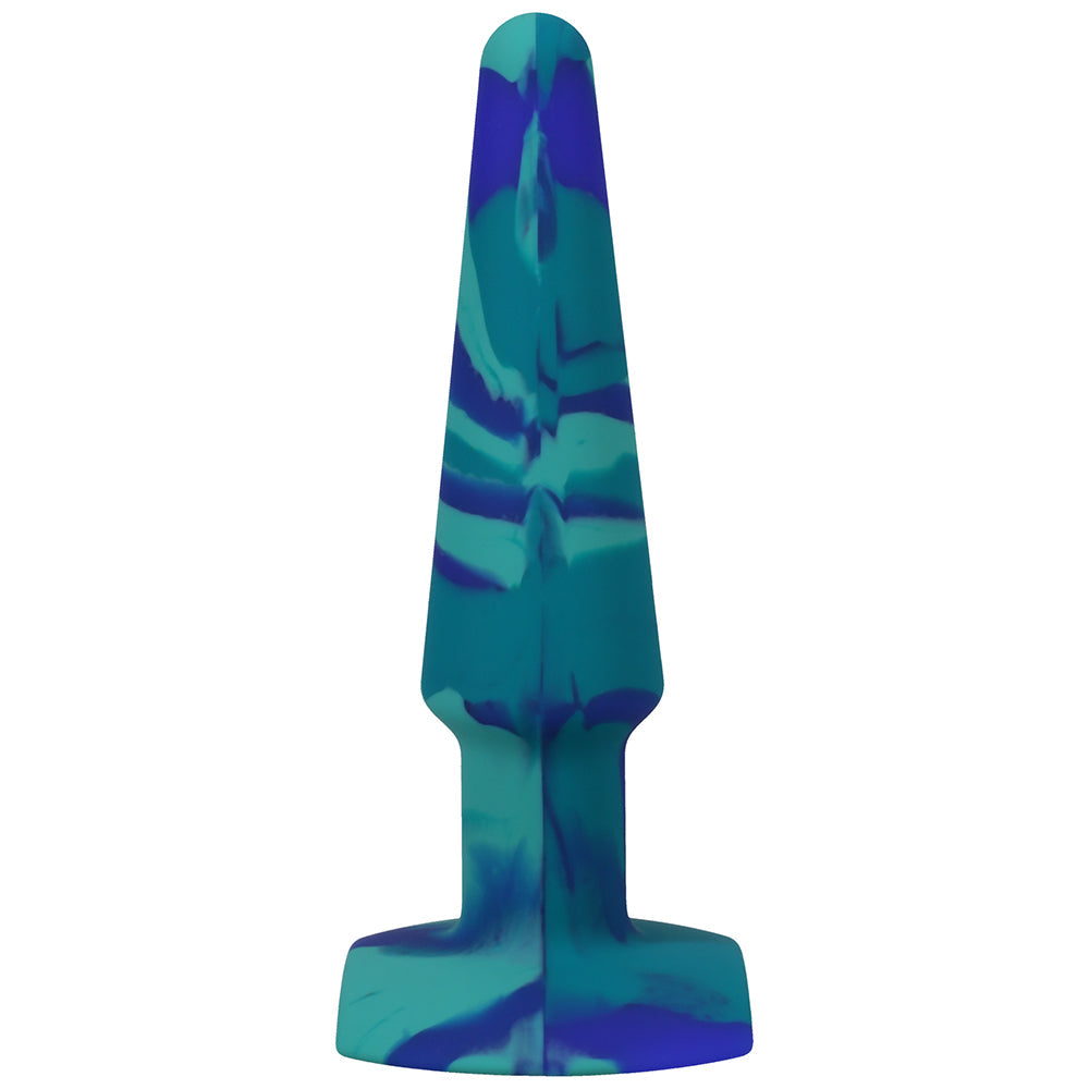 A-Play Groovy 5 inches Silicone Anal Plug Ocean