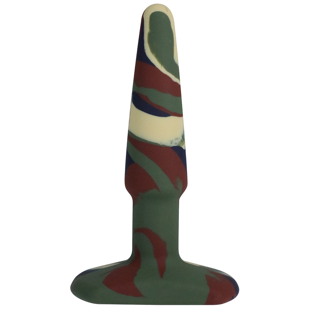 A-Play Groovy 4 inches Silicone Anal Plug Camouflage