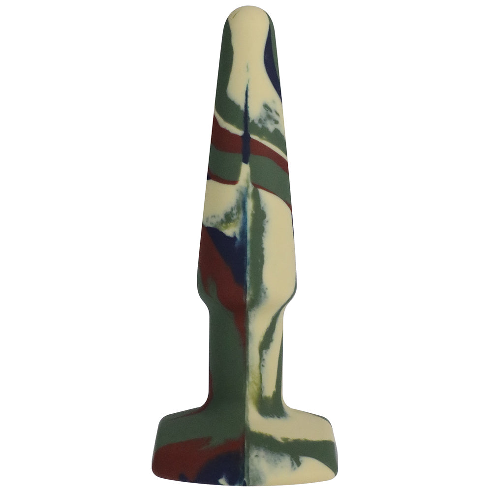 A-Play Groovy 4 inches Silicone Anal Plug Camouflage
