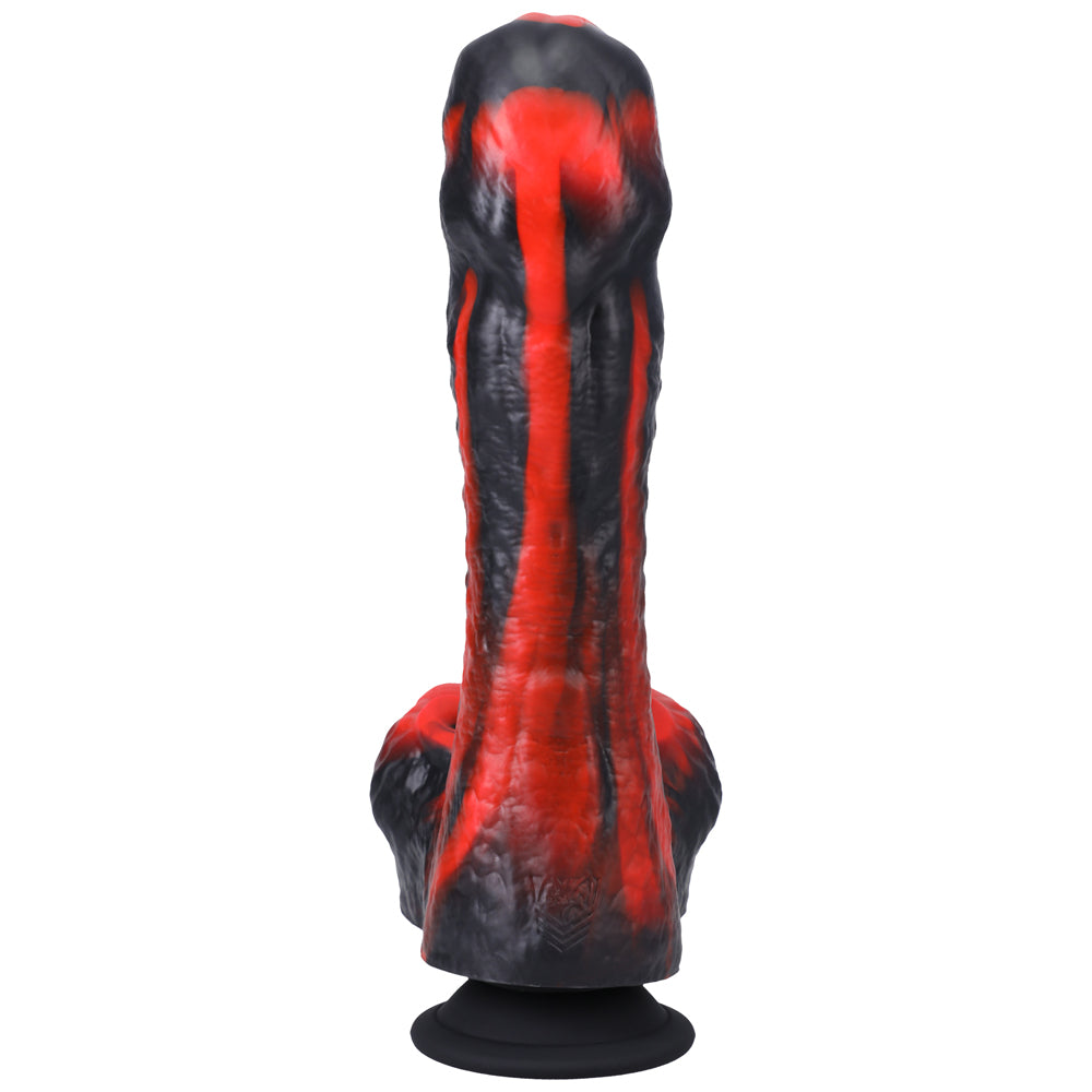 Fort Troff Tendril Thruster Mini Fuck Machine Rechargeable Remote-Controlled Silicone 8.5 inches Thrusting Dildo Red/Black