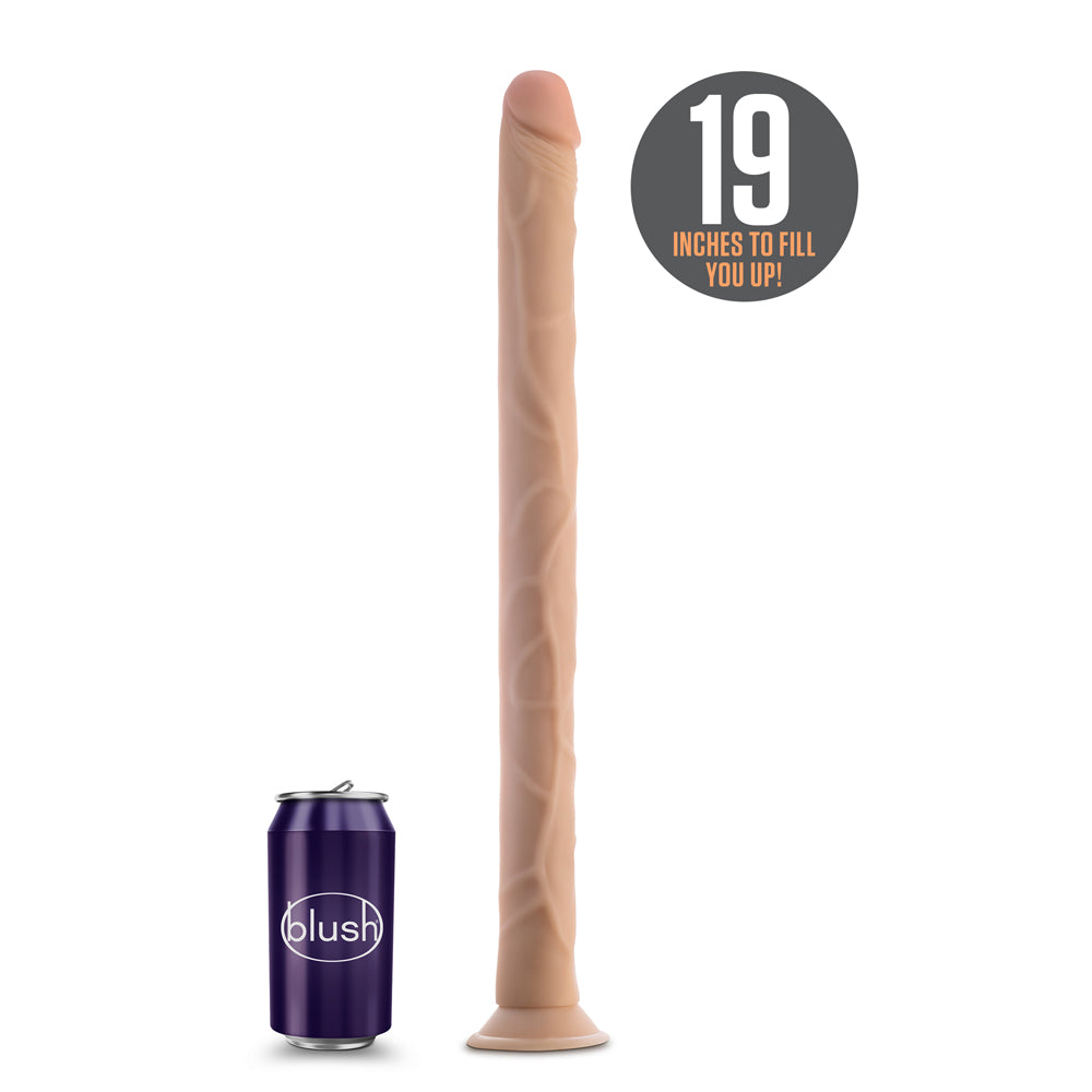 Dr. Skin 19 inches Dildo Beige