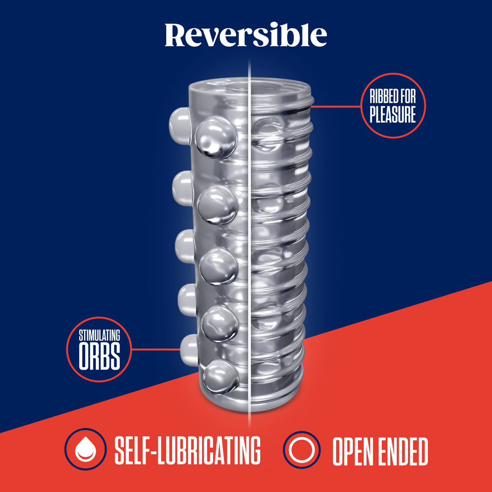 RIZE! Swich Glow in the Dark Self-Lubricating Stroker Clear