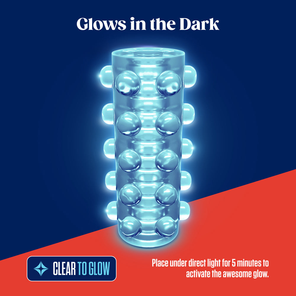 RIZE! Swich Glow in the Dark Self-Lubricating Stroker Clear